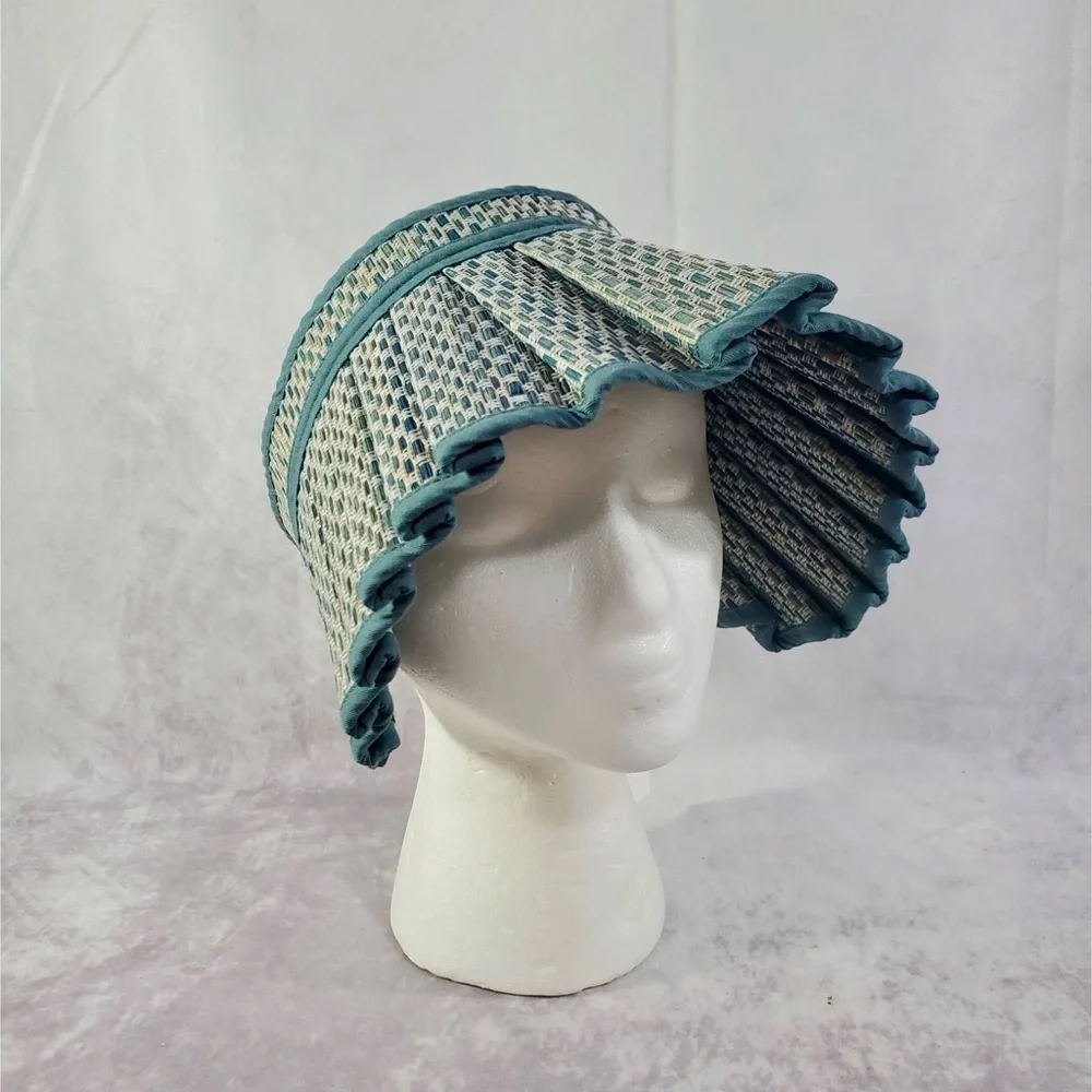 Lorna Murray Visor Medium NWT Packable Cannes Teal - Picture 1 of 7